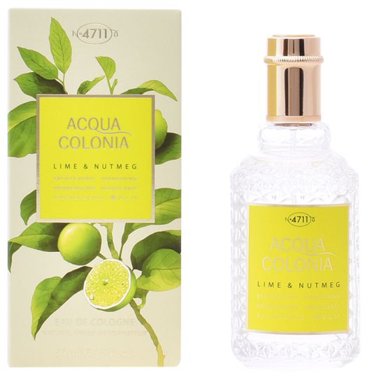 Acqua Colonia Lime and Nutmeg Eau de Cologne Splash Spray 50 ml