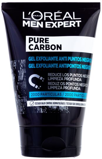 Men Expert Gel Exfoliante Antipuntos Negros 100 ml