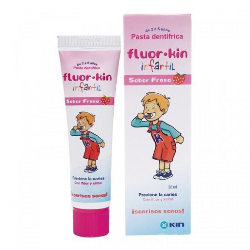 Fluor Kin Child Strawberry Pasta 50Ml