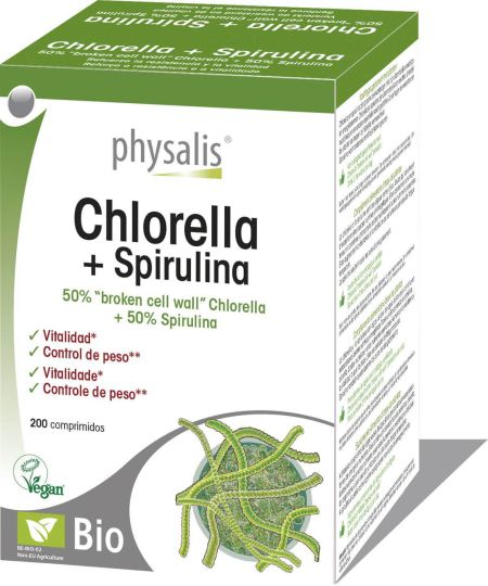 Chlorella Spirulina 200 Tablets