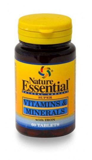 Vitamins & Minerals 600 Mg 60 Tablets