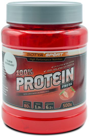 Soy Protein 100% Strawberry 500 gr